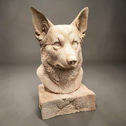 Custom Dog Bust From Your Photo