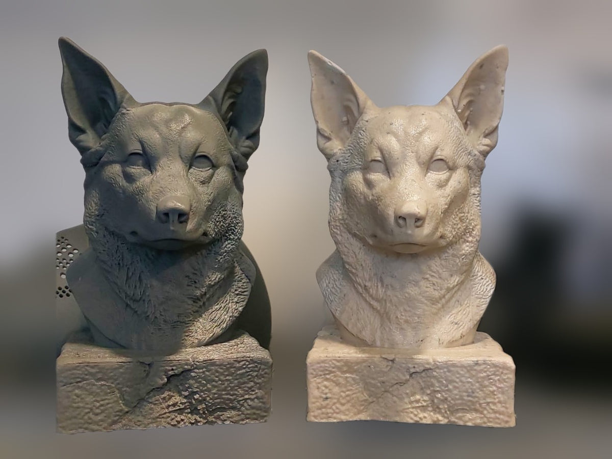 Custom Dog Bust From Your Photo