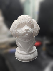 Custom Dog Bust From Your Photo