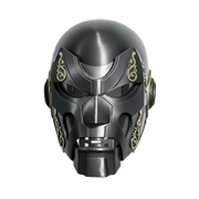 Doctor Doom Helmet V2 — Wearable Emperor Doom Cosplay, Graphite & Gold