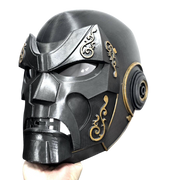 Doctor Doom Helmet V2 — Wearable Emperor Doom Cosplay, Graphite & Gold
