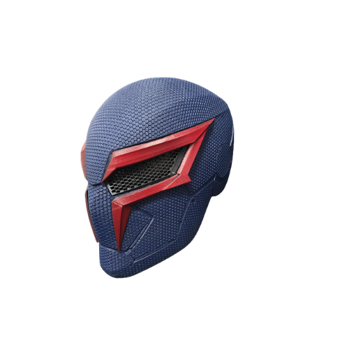 Futuristic Full-Face Helmet with Magnetic Back & Eyes
