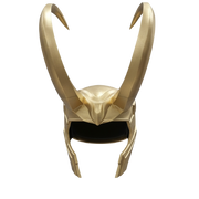 Loki Helmet — Wearable Cosplay Replica with Detachable Horns