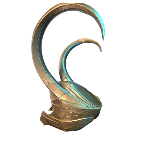 Loki Helmet — Wearable Cosplay Replica with Detachable Horns