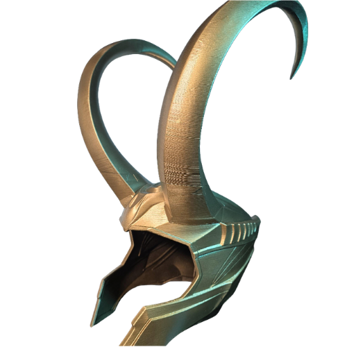 Loki Helmet — Wearable Cosplay Replica with Detachable Horns
