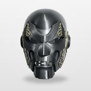 Doctor Doom Helmet V2 — Wearable Emperor Doom Cosplay, Graphite & Gold