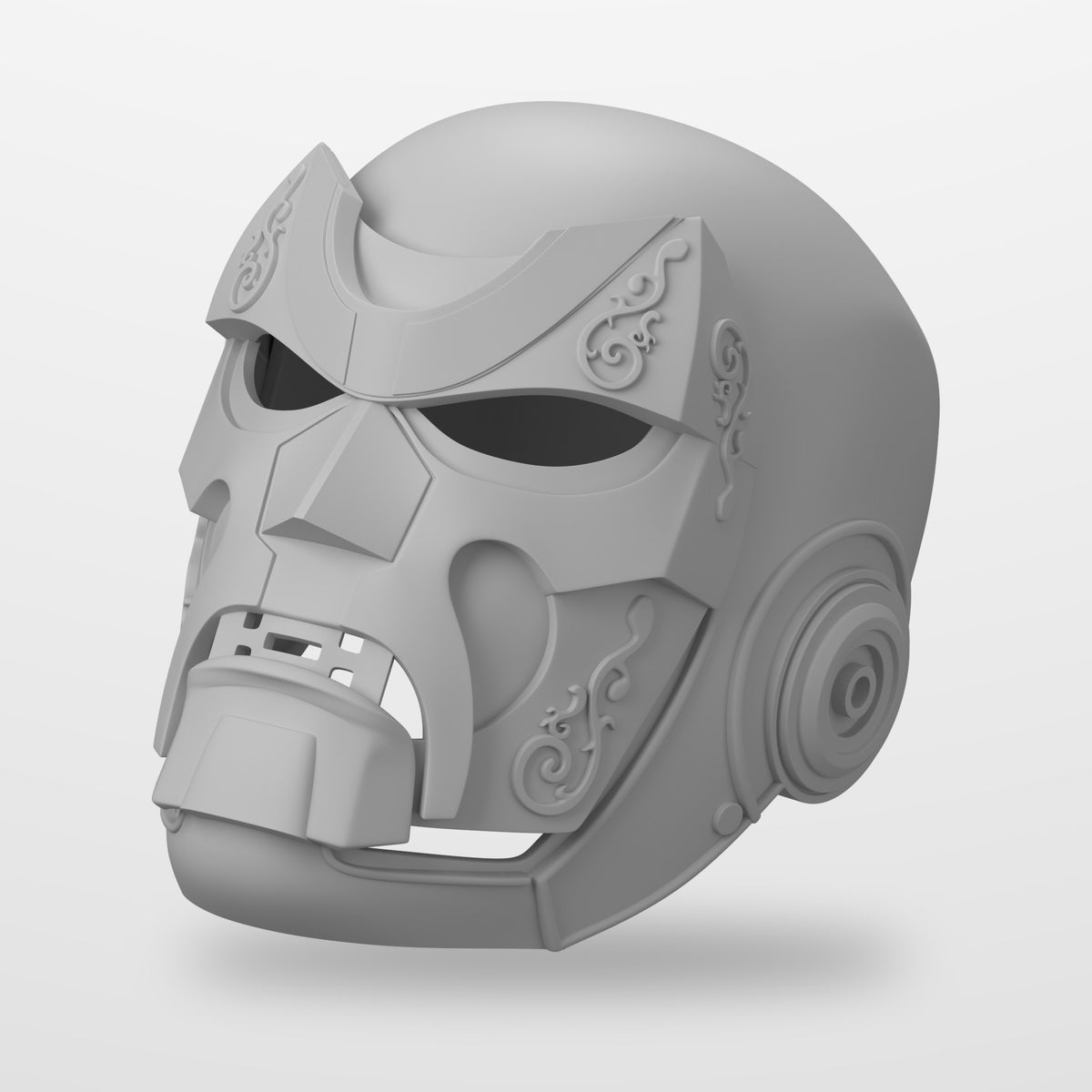 Doctor Doom Helmet V2 — Wearable Emperor Doom Cosplay, Graphite & Gold
