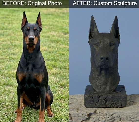 3D printed pet sculpture design preview
