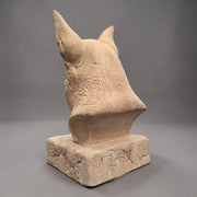 Corgi bust statue product view