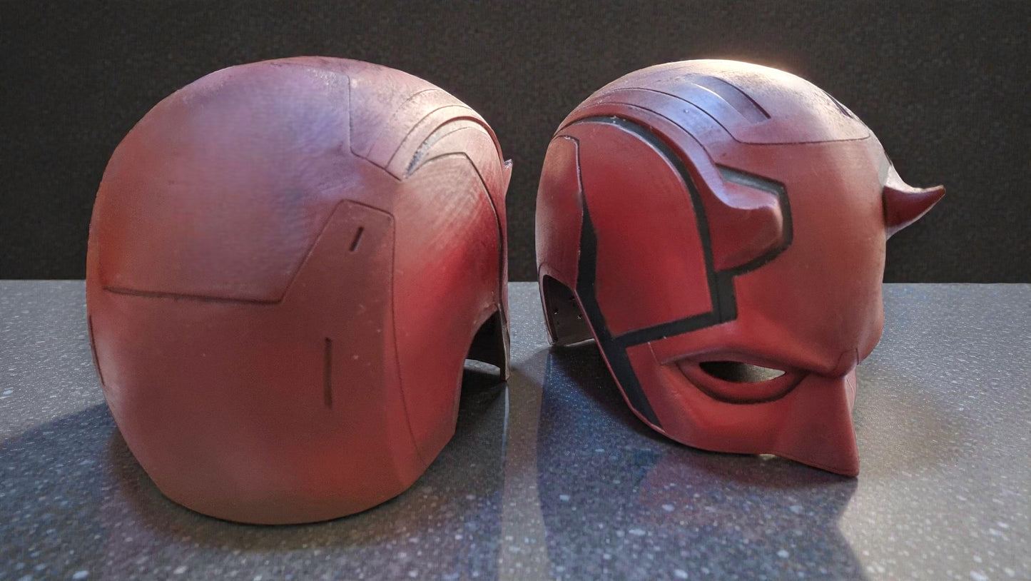 Crimson Dare Vigilante Mask – Comic-Style Full Helmet Cowl