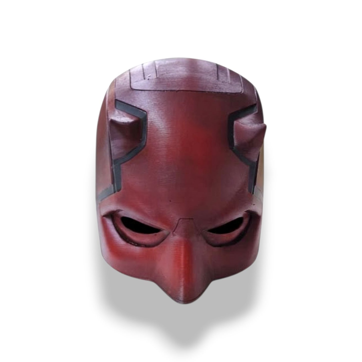 Crimson Dare Vigilante Mask – Comic-Style Full Helmet Cowl