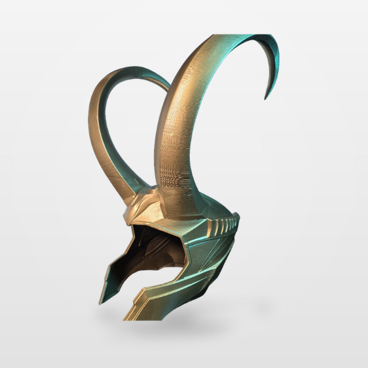 Loki Helmet — Wearable Cosplay Replica with Detachable Horns