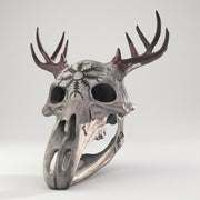 Norse Druid Deer Skull Mask — Wearable LARP and Cosplay Helmet