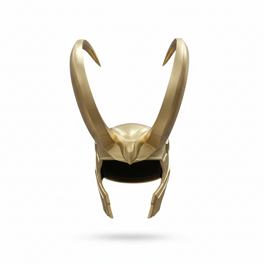 Loki gold helmet Detachable horns and padding